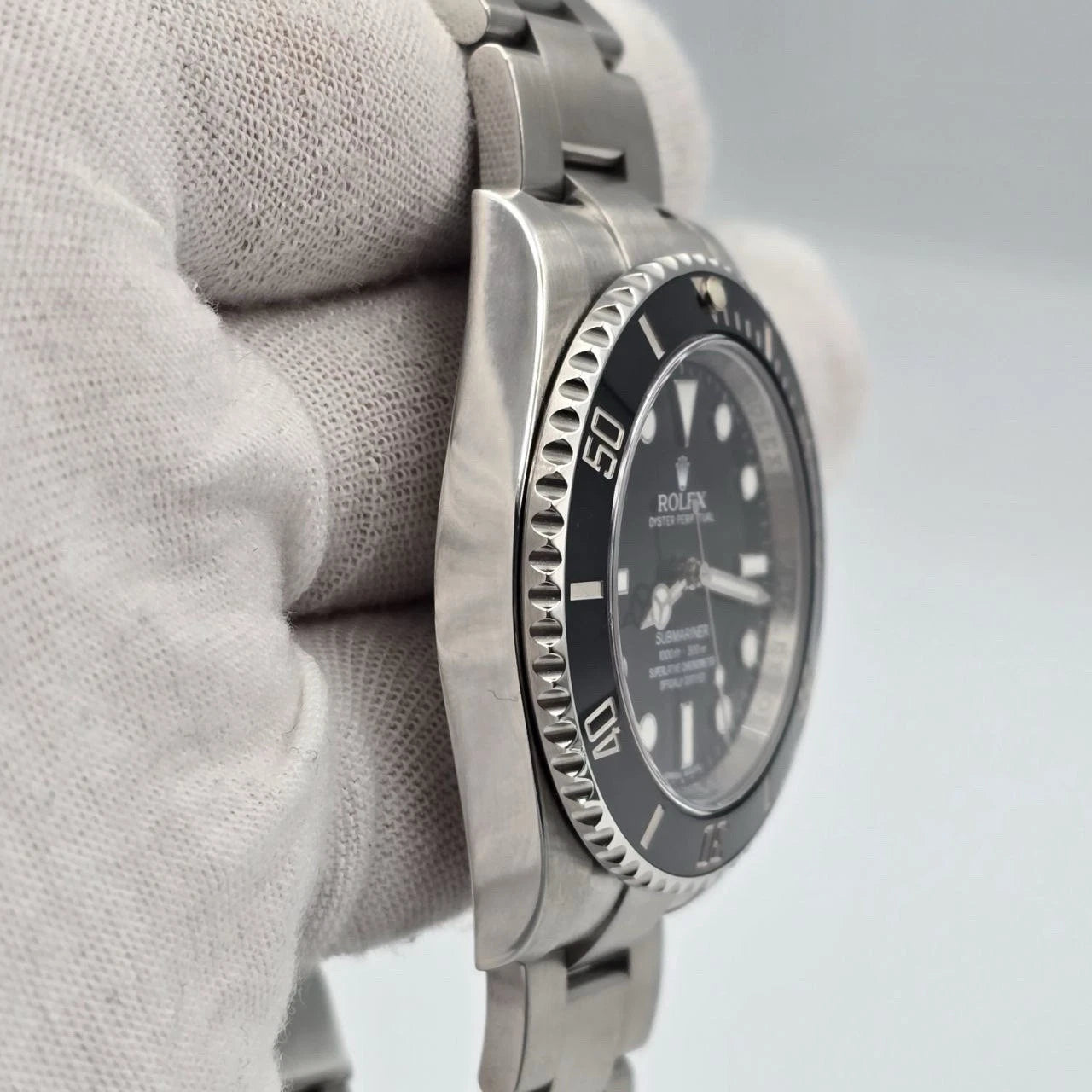 2016 PAPERS Rolex Submariner No-Date 114060 Black Ceramic 40mm Watch BOX