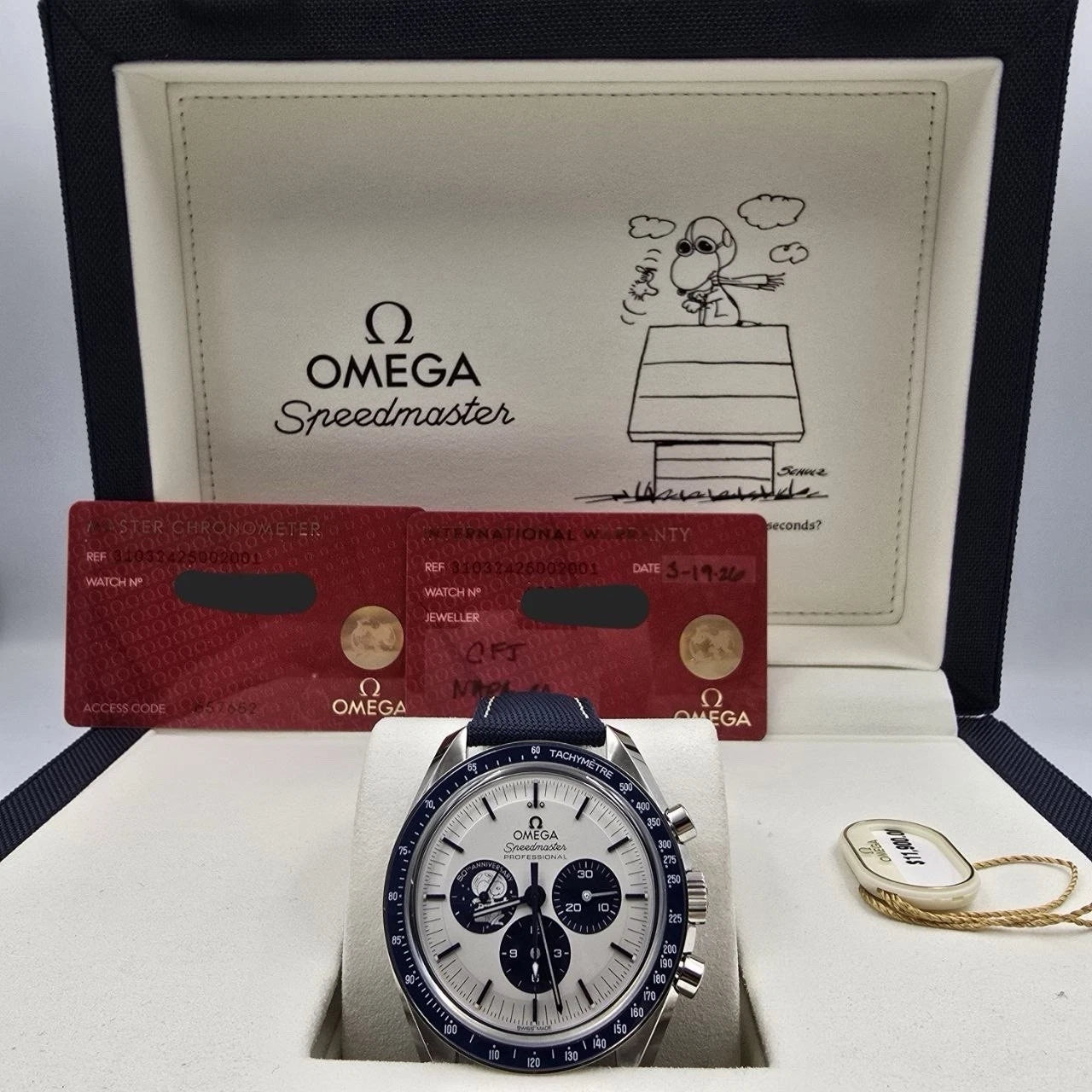 NEW 2026 OMEGA Speedmaster 50th Anniversary 310.32.42.50.02.001 Snoopy 42mm