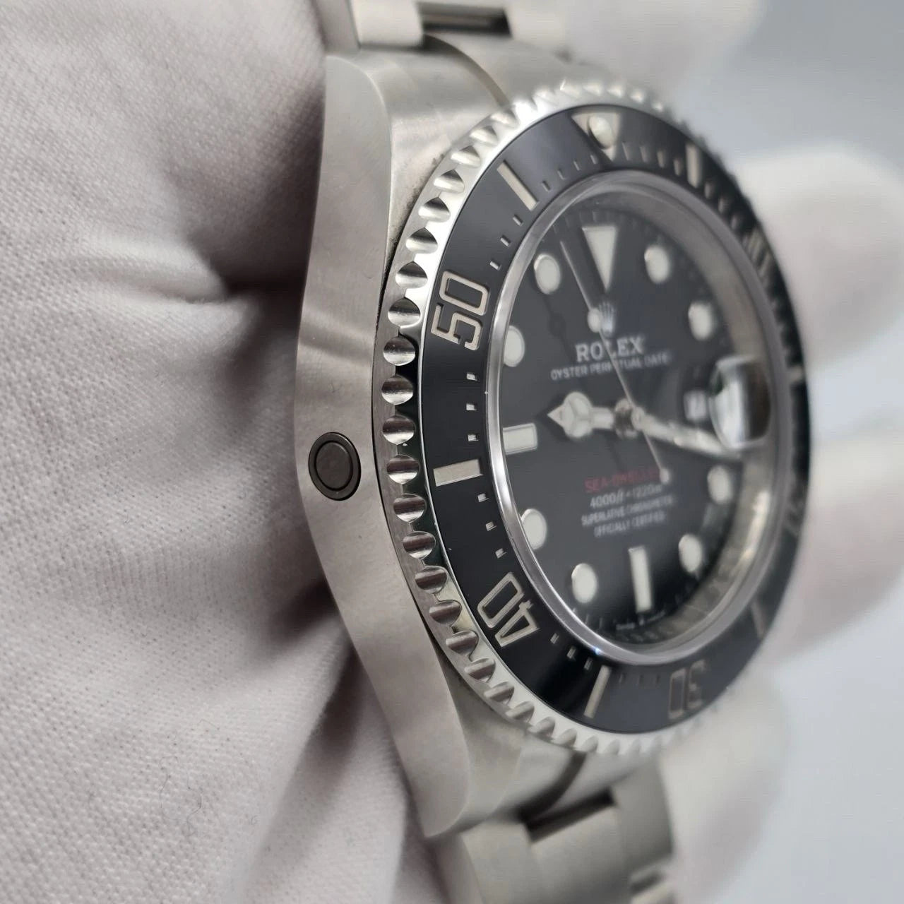 2019 PAPERS Rolex Sea-Dweller Black Red Letters Stainless Steel 43mm 126600 BOX