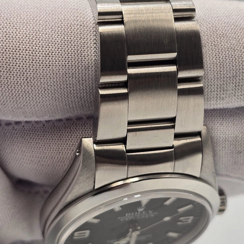 Rolex Explorer I 14270 Men's Automatic 36mm Steel Black Dial Watch