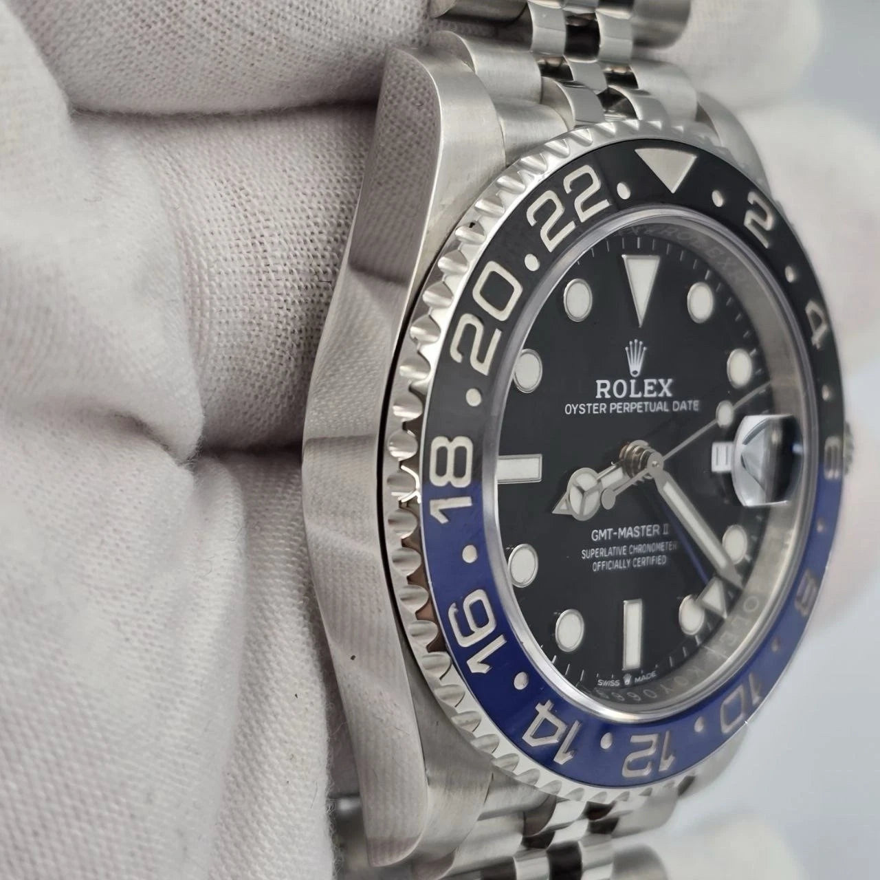 PAPERS MINT 2021 Rolex GMT-Master II 126710BLNR Batgirl Jubilee 40mm Watch BOX