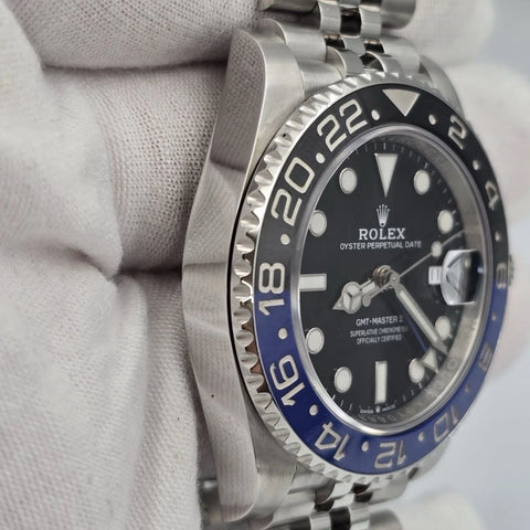 PAPERS MINT 2021 Rolex GMT-Master II 126710BLNR Batgirl Jubilee 40mm Watch BOX