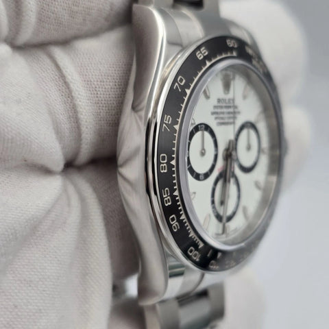MINT 2024 PAPERS Rolex Cosmograph Daytona 40mm 126500LN White Panda Dial BOX