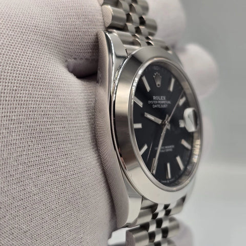 NEW 2025 FRESH Rolex Datejust 41mm 126300 Blue Stick Dial Smooth Jubilee UNWORN