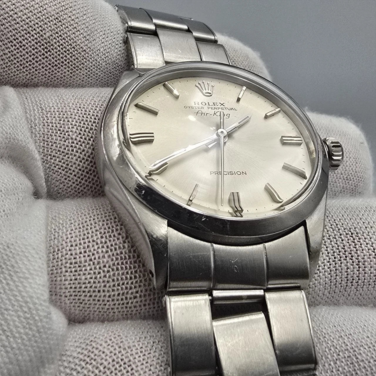 Rolex Air King Precision 5500 Steel Oyster Automatic 34mm Watch