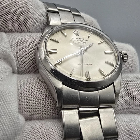 Rolex Air King Precision 5500 Steel Oyster Automatic 34mm Watch