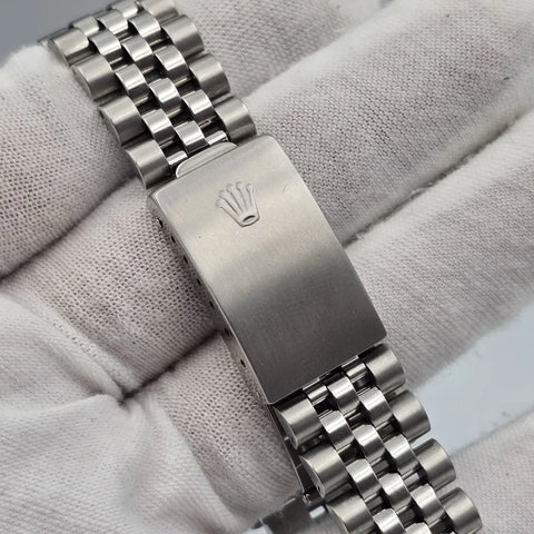 MINT Rolex Datejust Steel Automatic 36mm Silver Dial Jubilee Watch 16220