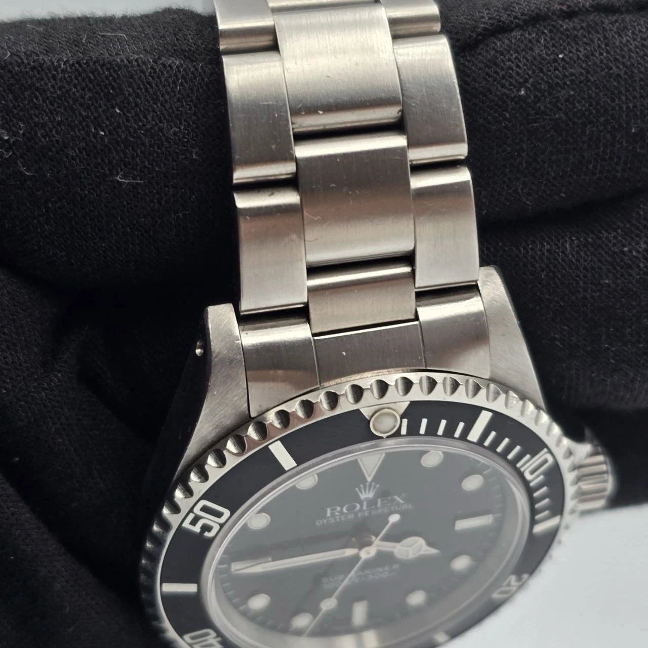 PAPERS Rolex Submariner No-Date Swiss Made Steel Oyster 40mm Watch 14060 + RSC