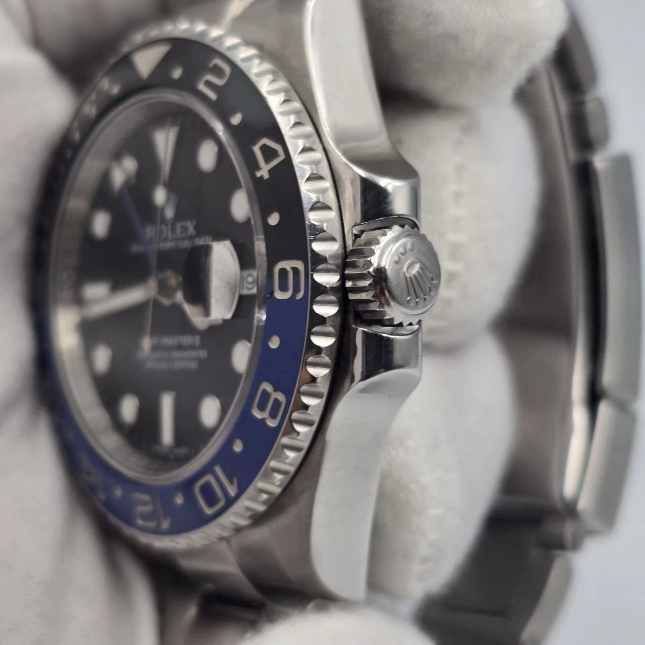 2015 PAPERS Rolex GMT Master II 116710BLNR Steel Ceramic Batman Watch BOX