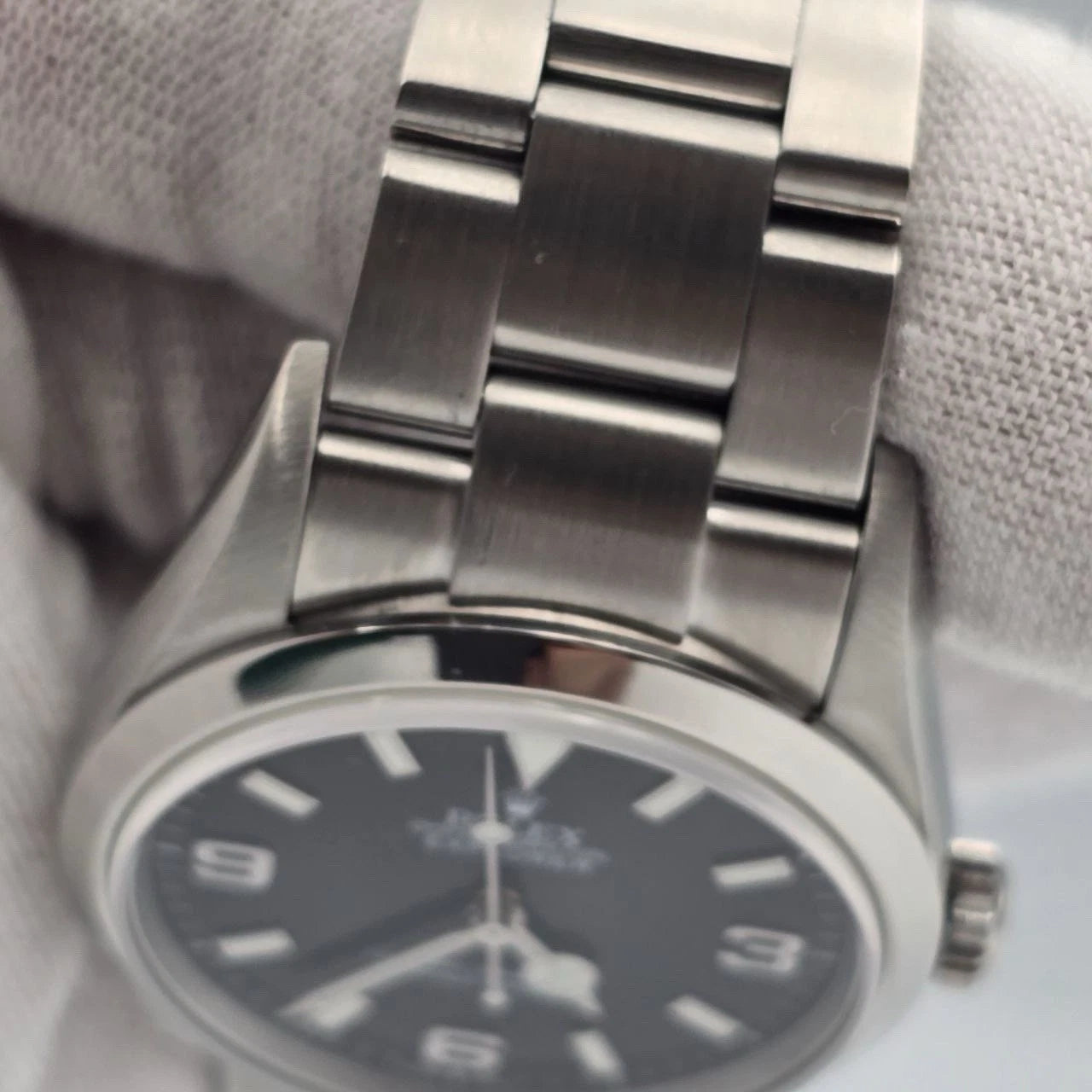 2007 Rolex Explorer I 114270 Men's Automatic 36mm Steel Black Dial Watch