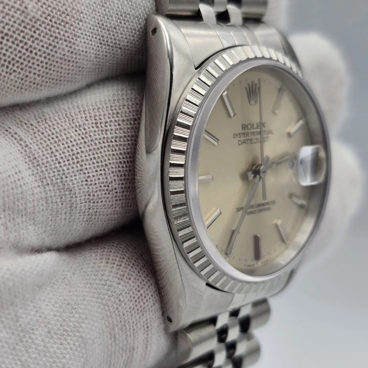 2023 RSC Rolex Datejust Steel Automatic 36mm Silver Dial Jubilee Watch 16220