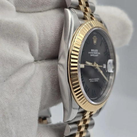 PAPERS 2019 Rolex Datejust 41mm Two Tone Wimbledon Dial Jubilee 126333 BOX