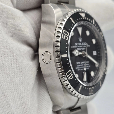 NEW 2024 Rolex Sea-Dweller Deepsea Steel Black 44mm 136660 Watch UNWORN