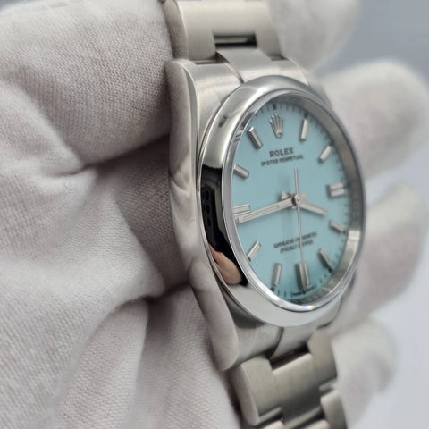 NEW 2026 Rolex Oyster Perpetual 36mm 126000 Tiffany Turquoise Dial