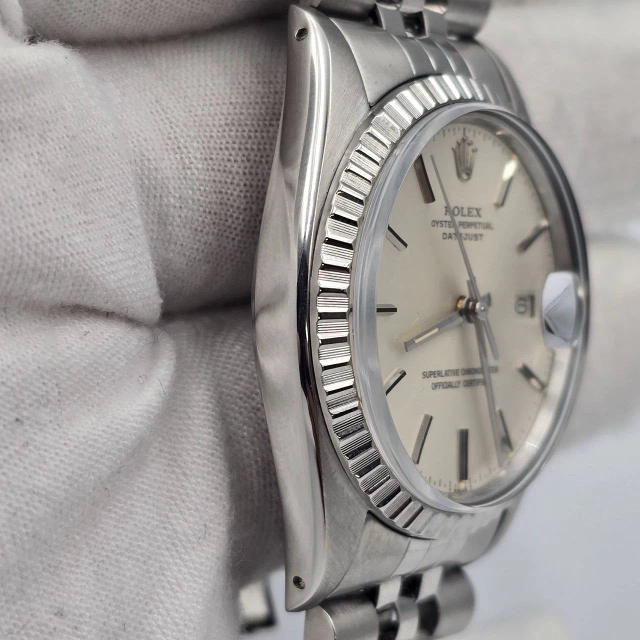 Rolex Datejust Stainless Steel Silver Dial 36mm Automatic Watch 16030