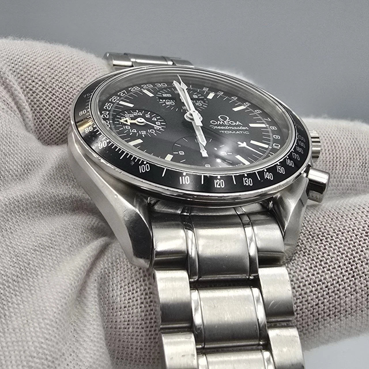 Omega Speedmaster Day Date 3520.50 Mark 40 Chronograph Automatic 39mm Watch B+P