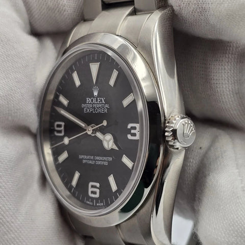 2006 Rolex Explorer I 114270 Men's Automatic 36mm Steel Black Dial Watch