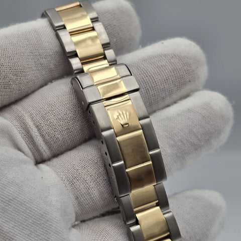Rolex Submariner Date 16613 Blue Dial Gold Buckle Two Tone Steel Gold 40mm Watch