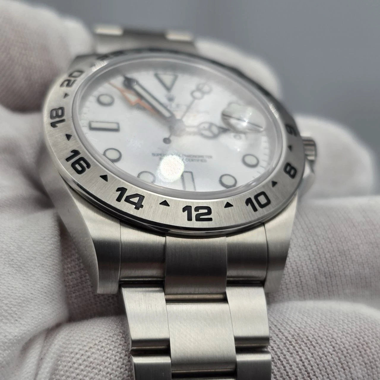 PAPERS 2019 Rolex Explorer II Steel White 42mm Men’s Watch 216570 BOX