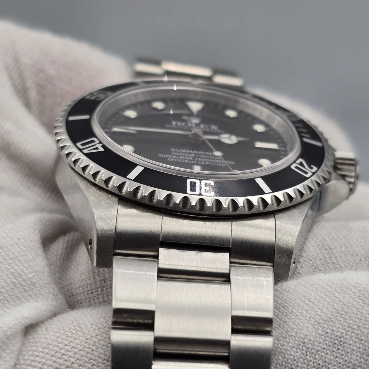 PAPERS 2009 Submariner No Date 14060M 4 Line REHAUT Black Dial 40mm Watch