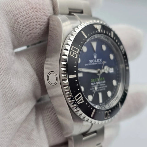 PAPERS 2019 Rolex Sea-Dweller Deepsea James Cameron Blue 126660 44mm Watch BOX