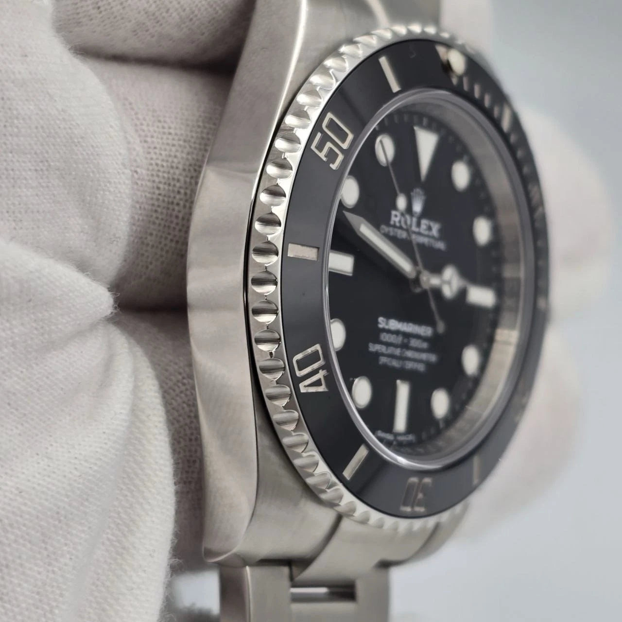 MINT 2019 PAPERS Rolex Submariner No-Date 114060 Black Ceramic 40mm Watch BOX