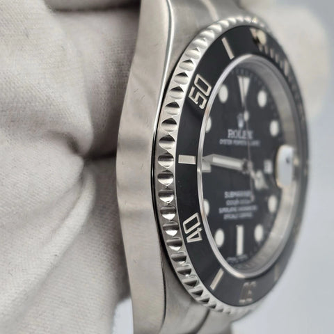 2017 PAPERS Rolex Submariner Date 116610LN Steel Black Ceramic 40mm Watch BOX