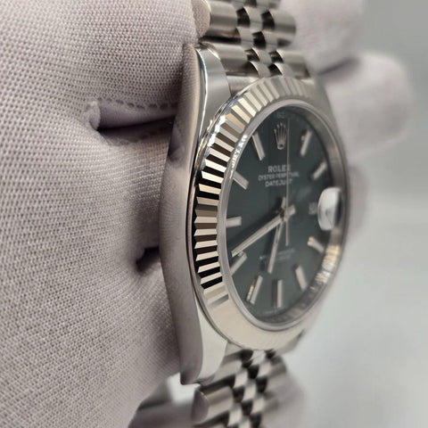 NEW 2025 Datejust 41mm 126334 Mint Green Jubilee Fluted Bezel UNWORN