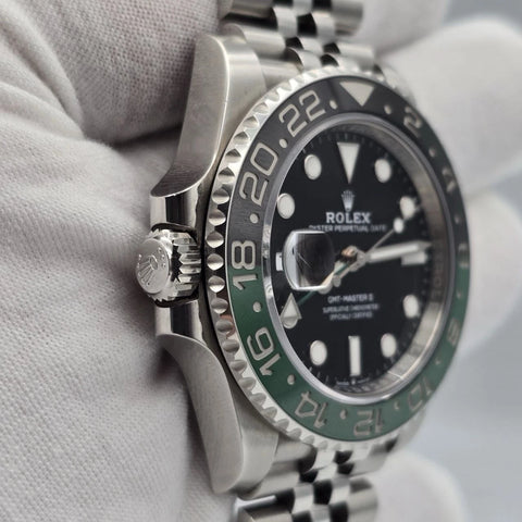 PAPERS 2024 Rolex GMT-Master II “Sprite” 40mm 126720VTNR Jubilee Black Dial BOX