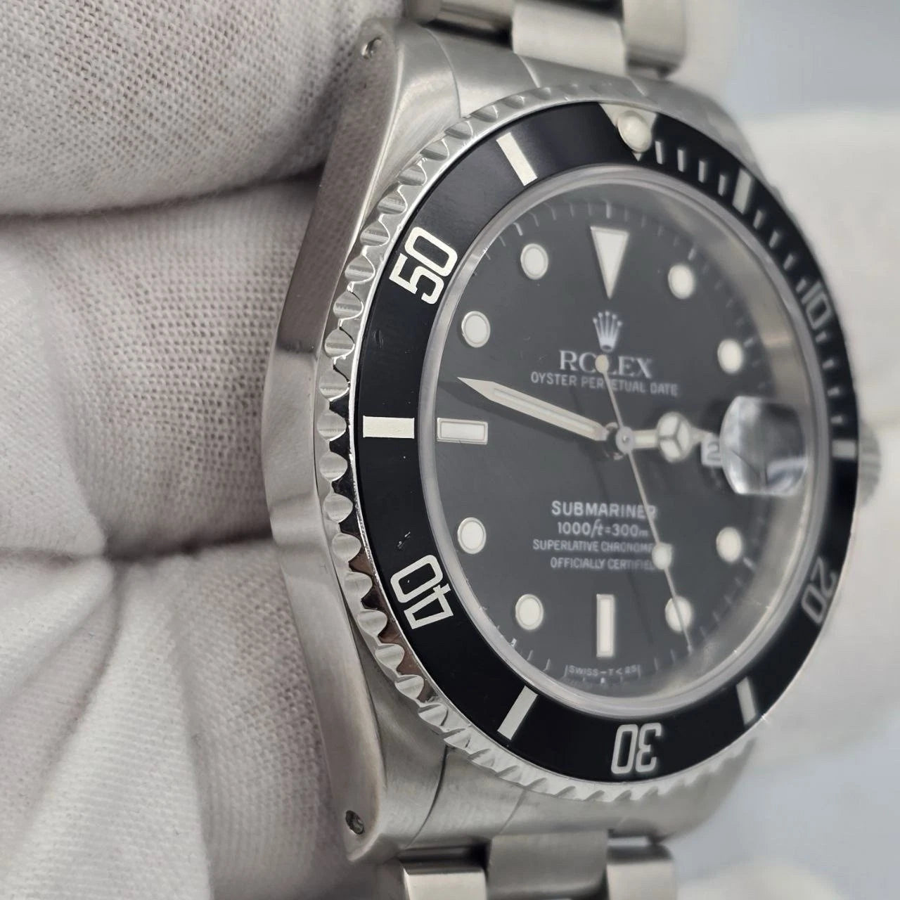 Rolex Submariner Date 16610 Black Dial Stainless Steel Oyster 40mm
