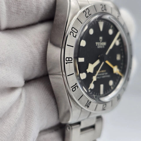 PAPERS 2024 Tudor Black Bay Pro 39MM Black Dial Stainless Steel Watch BOX 79470