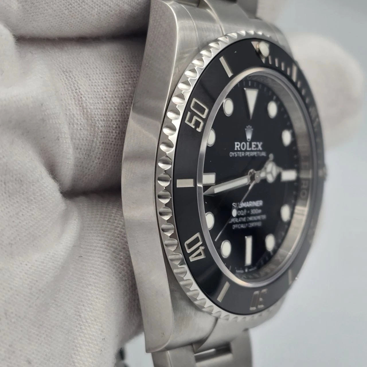 PAPERS 2022 Rolex Submariner No Date Ceramic Steel 41mm 124060 BOX