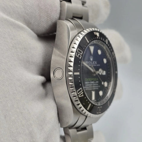 PAPERS 2015 Rolex Sea-Dweller Deepsea James Cameron Blue 116660 44mm Watch BOX