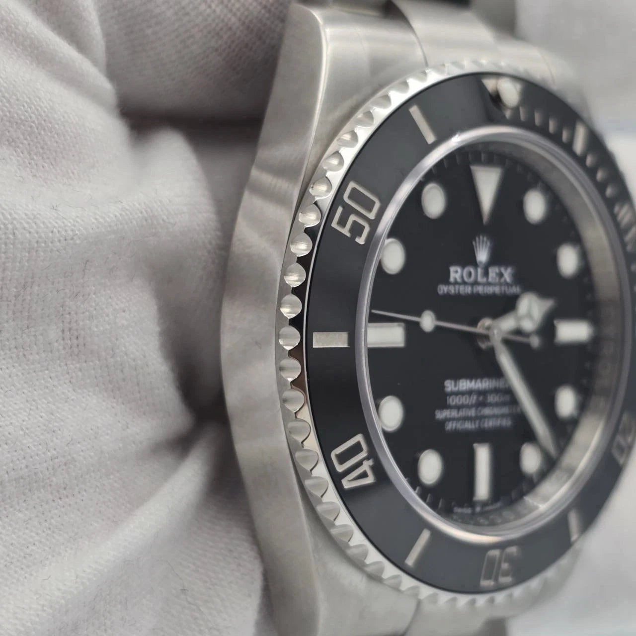 PAPERS 2023 MINT Rolex Submariner No Date Ceramic Steel 41mm 124060 BOX