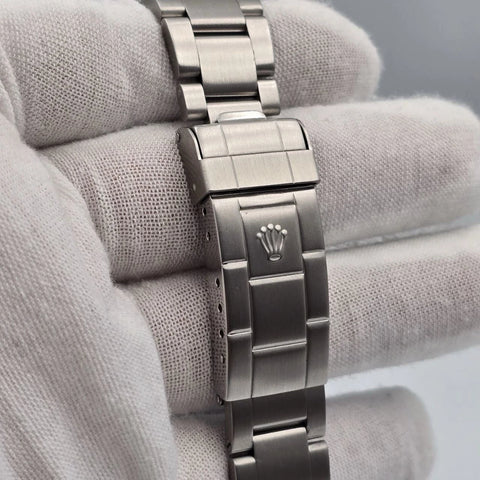 2007 Rolex Submariner Date NO HOLES 40mm Black Dial Steel Oyster Watch 16610