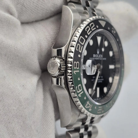 PAPERS 2024 Rolex GMT-Master II “Sprite” 40mm 126720VTNR Jubilee Black Dial BOX