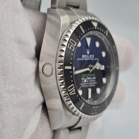 PAPERS 2021 Rolex Sea-Dweller Deepsea James Cameron Blue 126660 44mm Watch BOX