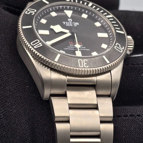 PAPERS 2022 Tudor Pelagos 39mm Titanium Black Dial Automatic Watch 25407N BOX