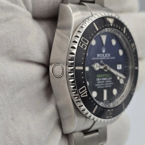 MINT Rolex Sea-Dweller Deepsea James Cameron Blue 126660 44mm Watch
