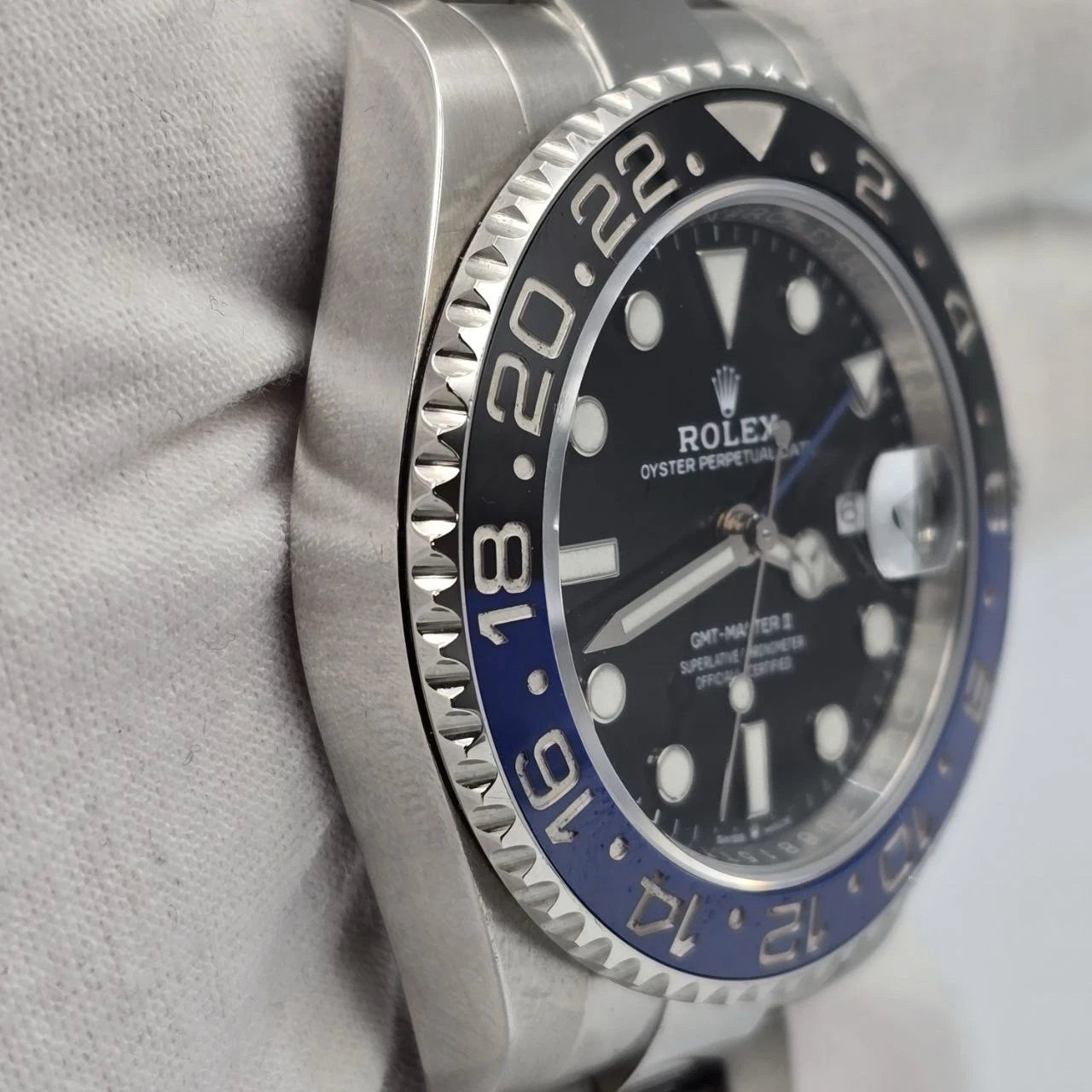 2022 PAPERS Rolex GMT Master II Batman Steel Oyster Bracelet 126710BLNR BOX