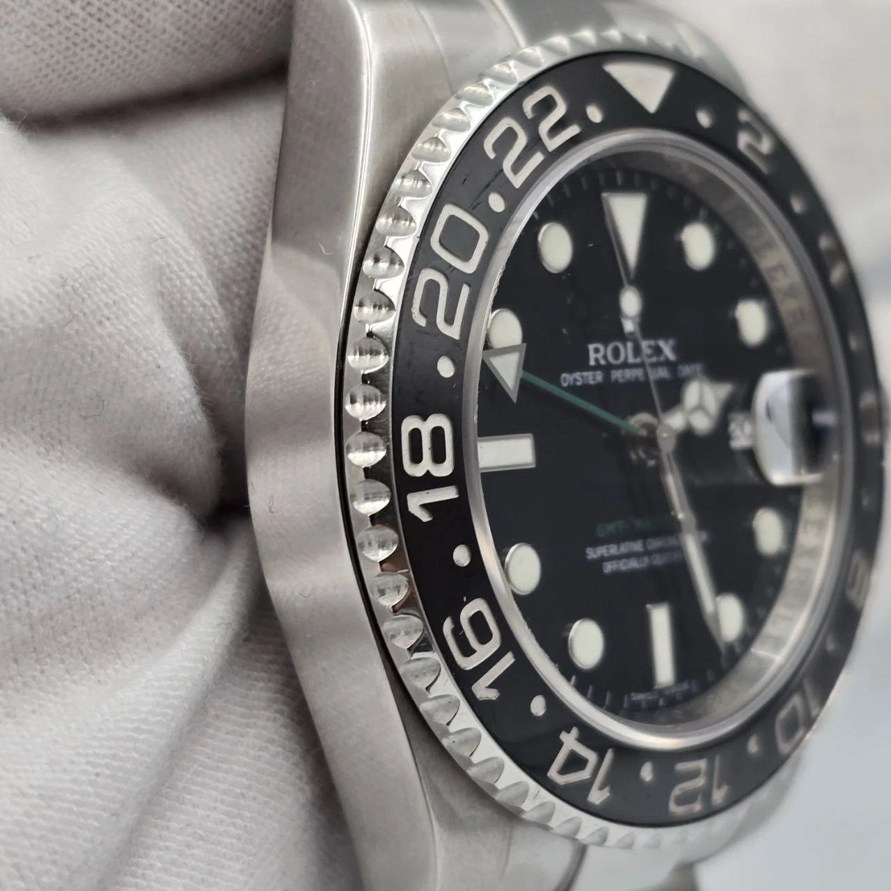 PAPERS Rolex GMT Master II Green Arrow 116710LN Ceramic 40mm Watch BOX