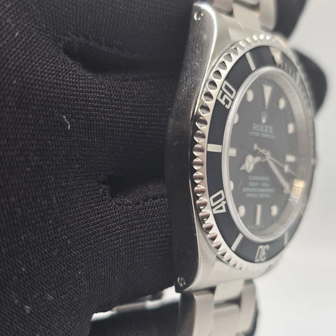 MINT 2012 Rolex Submariner No Date 14060M 4 Line REHAUT Black Dial 40mm Watch