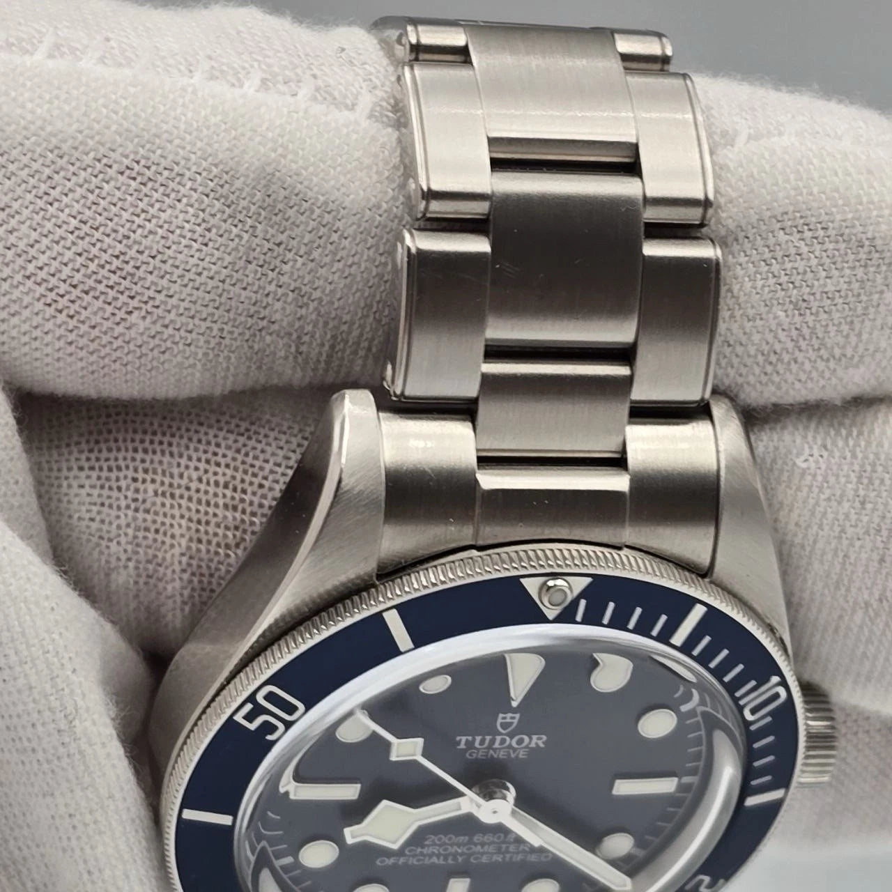 PAPERS 2022 Tudor Black Bay Blue Dial 39mm Steel Automatic Watch 79030B BOX