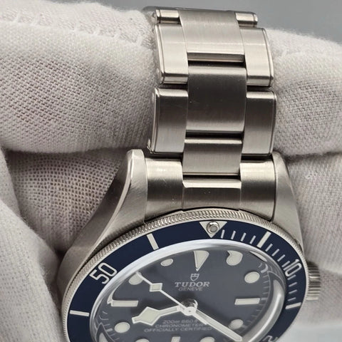 PAPERS 2022 Tudor Black Bay Blue Dial 39mm Steel Automatic Watch 79030B BOX
