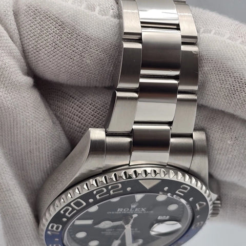 MINT 2016 PAPERS Rolex GMT Master II 116710BLNR Steel Ceramic Batman Watch BOX
