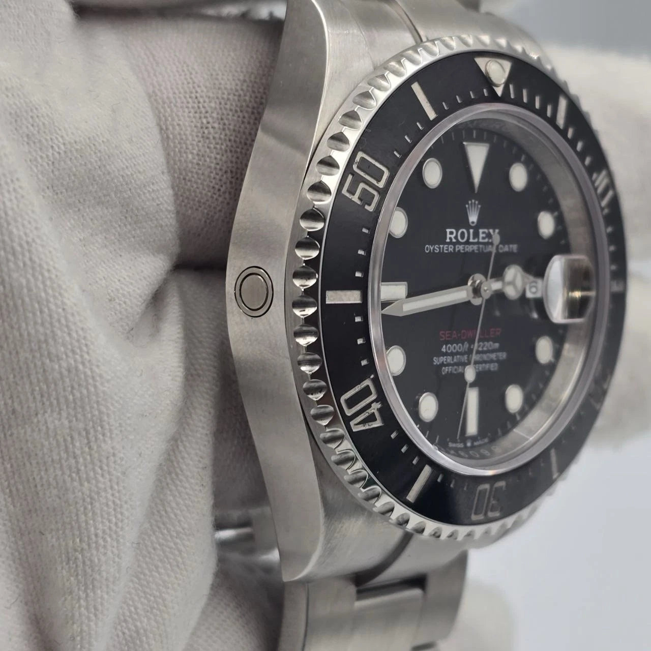 2020 PAPERS Rolex Sea-Dweller Black Red Letters Stainless Steel 43mm 126600 BOX