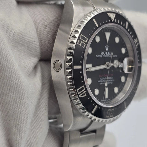 2020 PAPERS Rolex Sea-Dweller Black Red Letters Stainless Steel 43mm 126600 BOX