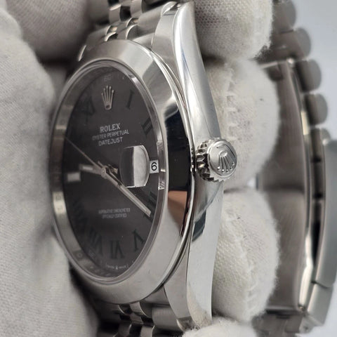 NEW 2025 Rolex Datejust 41mm Steel Smooth Wimbledon Dial Jubilee 126300 UNWORN