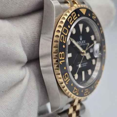 NEW 2025 Rolex GMT Master II 126713GRNR Two Tone Bumblebee Jubilee Watch UNWORN