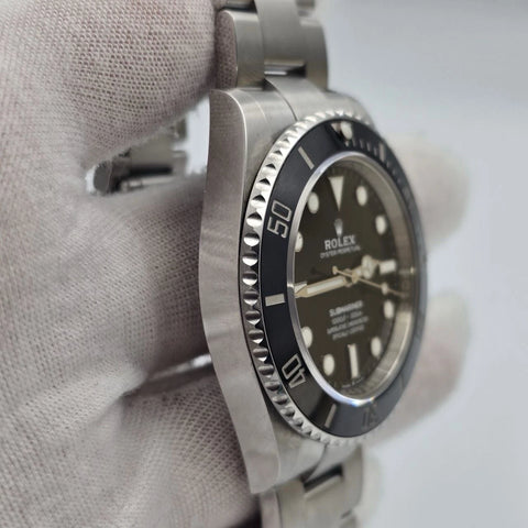 PAPERS 2021 Rolex Submariner No Date Ceramic Stainless Steel 41mm 124060 BOX